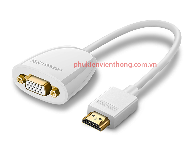 Cáp chuyển đổi HDMI to VGA Ugreen 40252 chính hãng